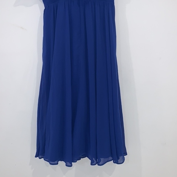 DRESS the Population Sapphire Claudia Ruffle Fit and Flat Midi Dress size XS - Picture 8 of 16